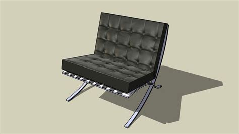 Sketchup Components 3d Warehouse Barcelona Chair