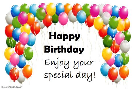 Happy Birthday Enjoy Your Special Day