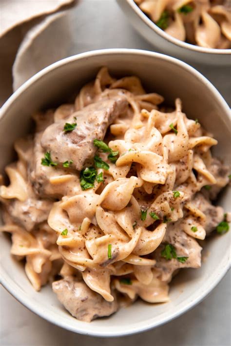 Worlds Best Beef Stroganoff With Sour Cream Modern Crumb