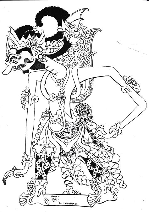 Gambar hitam putih wayang kulit. Pin di  the world 