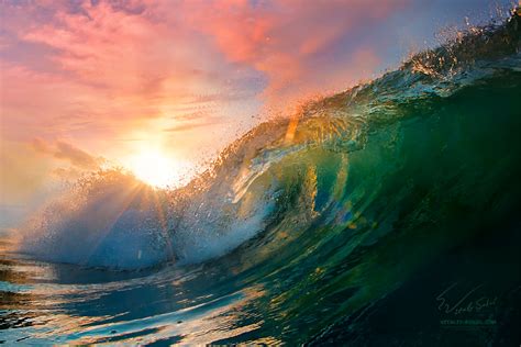 Sunset Ocean Wave By Vitaly Sokol On Deviantart
