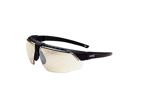 uvex by honeywell avatar safety glasses black frame with sct reflect 50 lens and anti scratch