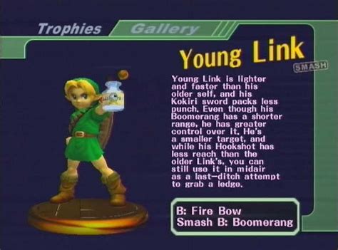 Young Link Super Smash Bros Melee Wiki Guide Ign