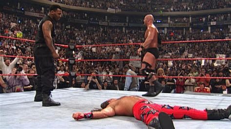 Mike Tyson Knocks Out Shawn Michaels With A Right Hook Wrestlemania