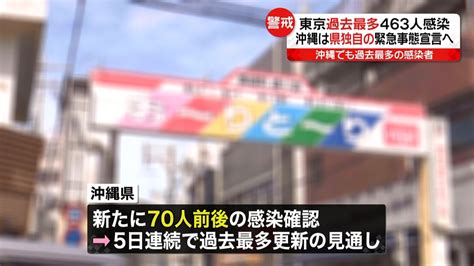 沖縄 県独自の緊急事態宣言を調整｜日テレnews Nnn