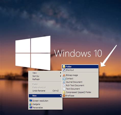 Windows 10 Create Folder Moznational