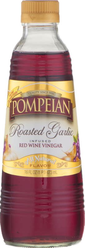 Pompeian Roasted Garlic Red Wine Vinegar Pompeian Customers Reviews Listex Online