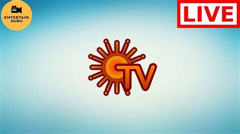 Sun Tv Live Watch Sun Tv Live Online Tamil Youtube