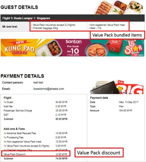I booked an airasia round trip flight from kch to kul for a group of 8 passengers, which is already paid for. Value Pack - Bundle of Add-Ons!