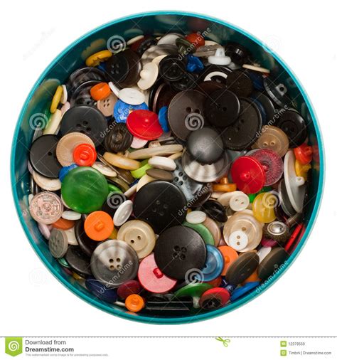 Box With Buttons Stock Image Image Of Collection Circle 12379559