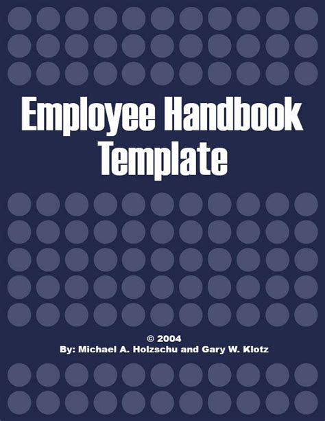 Employee Handbooks Free Printable Documents