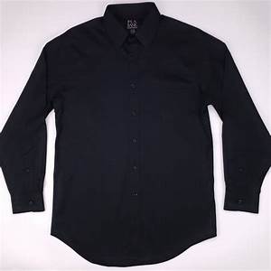 Jos A Bank Shirts Slim Fit Black Dress Shirt 55 32 Jos A Bank