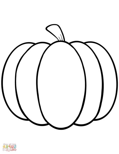 Pumpkin Drawing Template Free Download On Clipartmag