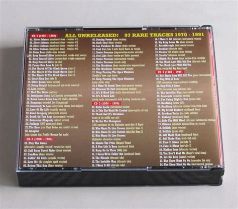 97 Rare Tracks Demos Outtakes Sessions 4 X Cd Set Original Poster