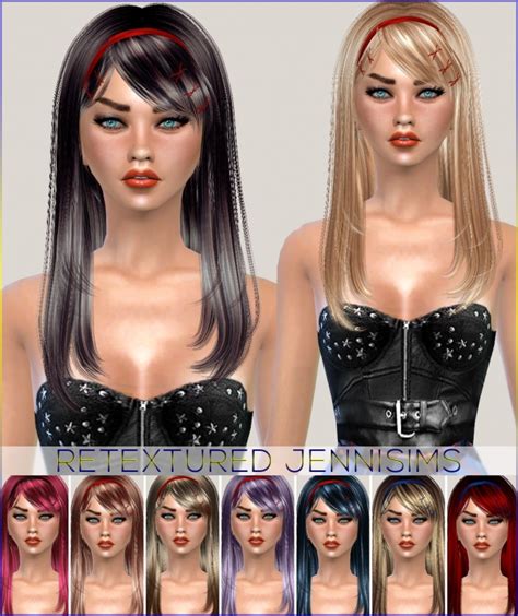 Newsea Hairs Lovers Overflow Retextured At Jenni Sims Sims Updates
