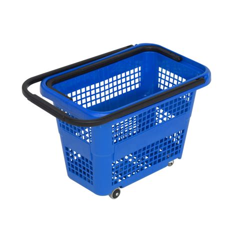 Hand Baskets Rolling Shopping Baskets Rw Rogers