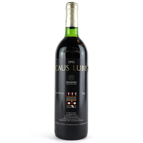 Can Rafols Dels Caus Lubis 1991 Penedes Wine Auctioneer