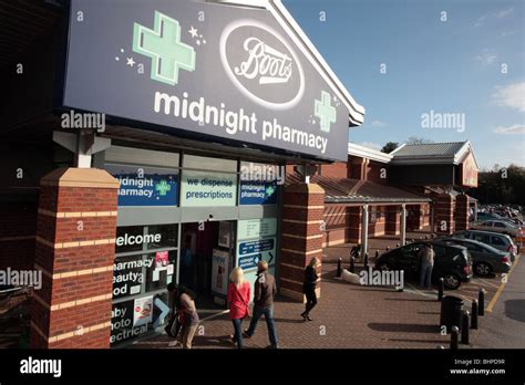 Boots Midnight Pharmacy Stock Photo - Alamy