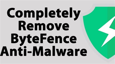 How To Completely Remove Bytefence Antimalware Youtube