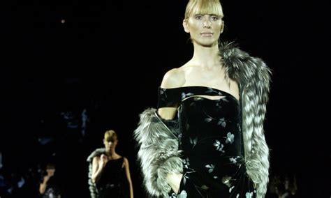 Armani Goes Fur Free Fashion The Guardian