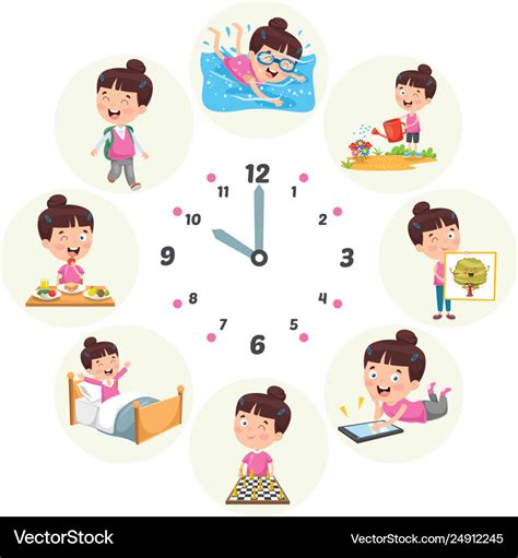 Clip Art Of Daily Activities Clipart Clip Art Library Daily Routine Images