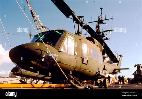 United States Marine Corps Bell Uh 1n Iroquois 14 Ranged On The
