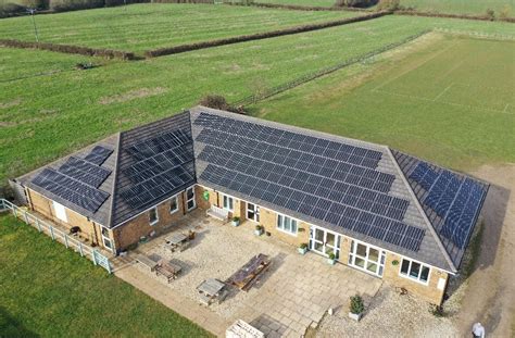 This restaurant has the best food in the. Solar PV installations at Banbury Plant Hire and The ...