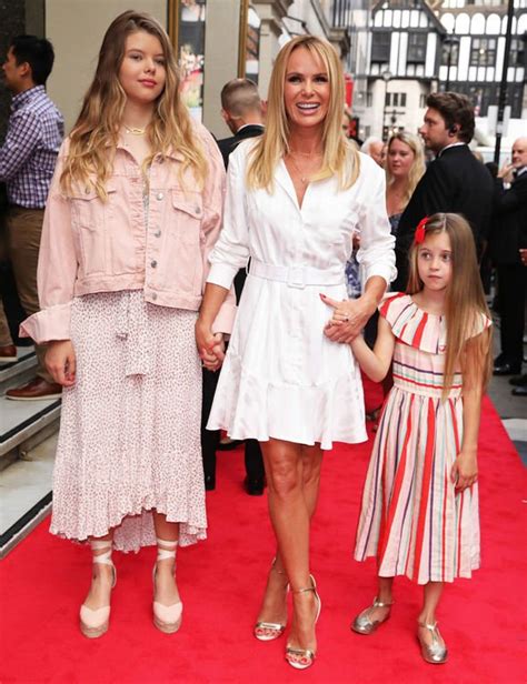 Amanda holden with her husband chris hughes and daughters lexi and hollie a fortnight after she was left in a critical condition following the birth of her second child. Amanda Holden makes a rare red carpet appearance with her daughters at Joseph Musical ...