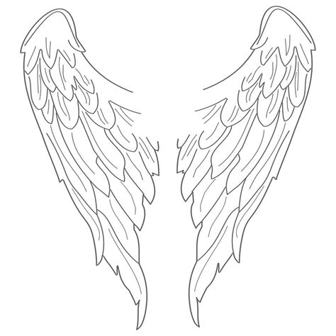 Free Angel Wings Drawing Download Free Angel Wings Drawing Png Images