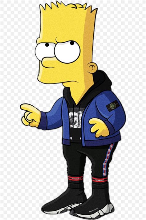 Bart Simpson Hypebeast Gucci Clip Art Supreme Png