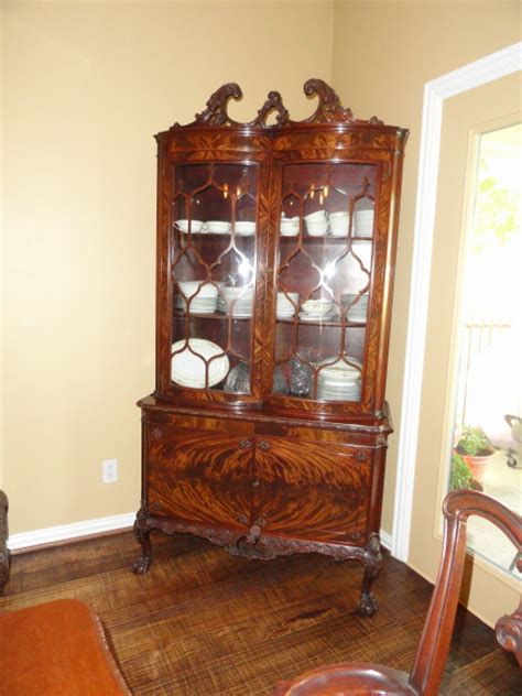 Antique dining room suite for sale. Romweber Chippendale 12 Piece Dining Room Suite Flame ...
