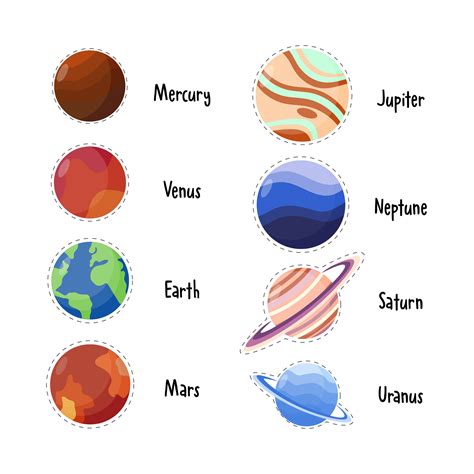Planets In Our Solar System Printables