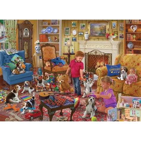 Toynk Puppy Playtime Dog Puzzle For Adults And Kids 1000 Piece Jigsaw