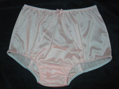 Vintage Adult Sissy Pink Nylon Tricot Panties Large M Gem