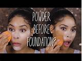 Powdered Foundation Makeup Pictures