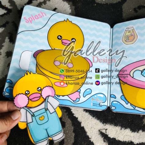 Jual Bebek Viral Doll Quite Book Paper Duck Mainan Edukasi Anak Di