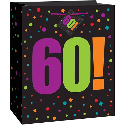 Maybe you would like to learn more about one of these? Birthday Cheer 60th Birthday Gift Bag - Walmart.com ...