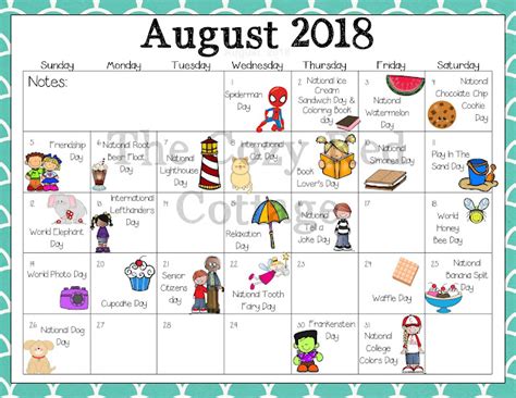 25 Awesome August Themed Activities For Preschoolers Teaching Expertise