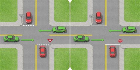 Who Goes First At Controlled Intersections Stop And Yield Signs