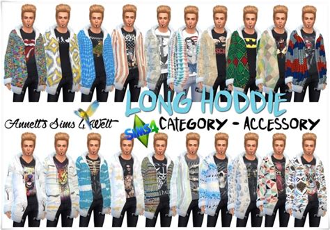 20 Long Hoddies For Men Sims 4 Updates ♦ Sims 4 Finds And Sims 4 Must