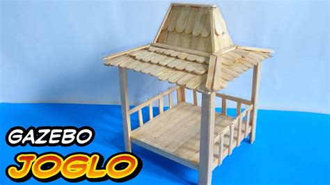 Jadi langkah pertama sebelum kita membuat miniatur rumah dari stik es krim, pastinya kita harus menyiapkan segala sesuatu yang diperlukan selama pertama kita susun berjajar terlebih dahulu stik es krim bekas seperti gambar di bawah. 45+ Gambar Rumah Adat Joglo Dari Stik Es Krim Terlengkap ...