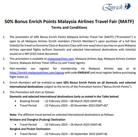 Malaysia Airlines Flight Sale And 50 Bonus Enrich Miles Through November