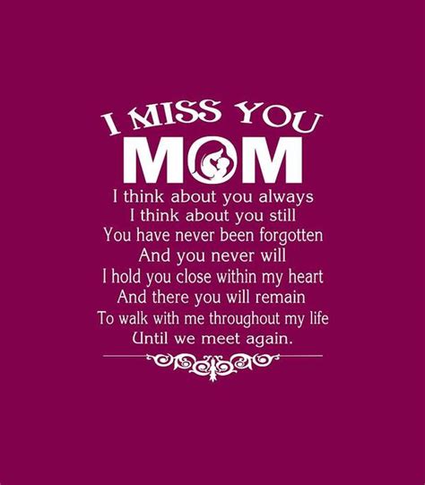 I Miss You Messages For Mom After Death Luvzilla