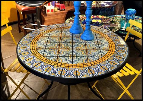 Maybe you would like to learn more about one of these? Tile and Glass Mosaic Tables | Mosaic tile designs, Mosaic ...