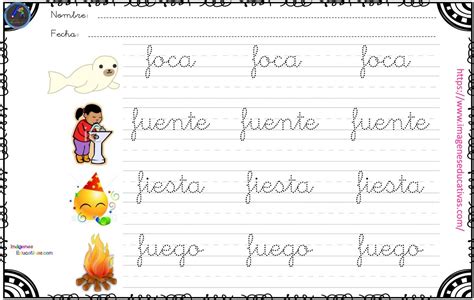 Cuaderno Preescritura Y Perfeccionamiento De Caligrafía 6