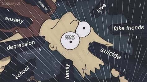 Depression Iphone Simpsons Sad Aesthetic Wallpaper Largest Wallpaper