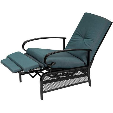 Suncrown Patio Recliner Outdoor Adjustable Lounge Chair Outdoor Metal