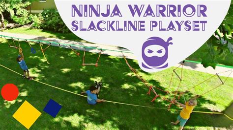 How To Set Up Backyard Ninja Obstacle Slackline Kit Easy Video Step By
