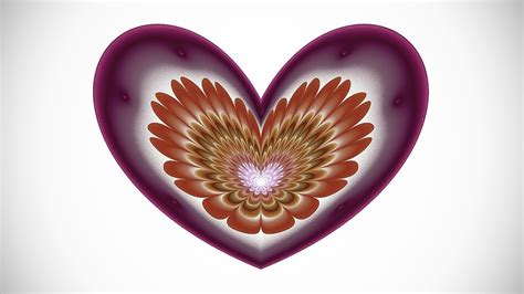 Download Fractal Heart Feathered Heart Royalty Free Stock Illustration