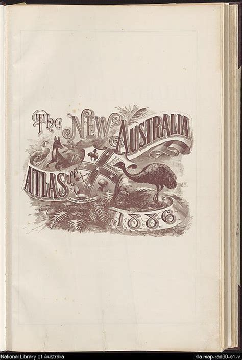 The New Atlas Of Australia Cartographic Material The Complete Work